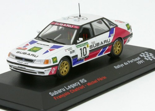 Altaya metalowy model samochodu rajdowego Subaru Legacy RS Rallye du Portugal 1991.jpg
