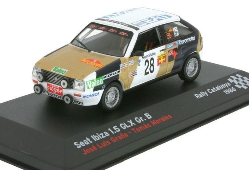 Altaya metalowy model samochodu rajdowego Seat Ibiza 1,5 GLX Gr. B Rallye Catalunya 1986.jpg