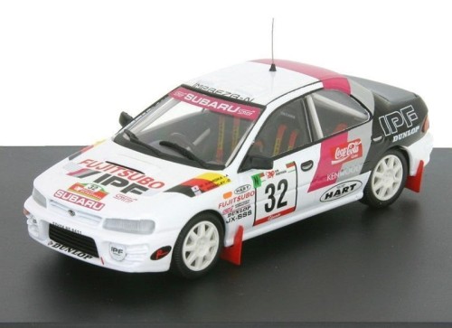 Trofeu 609 metalowy model samochodu rajdowego SUBARU IMPREZA Fujitsubo -Portugal 1995.jpg