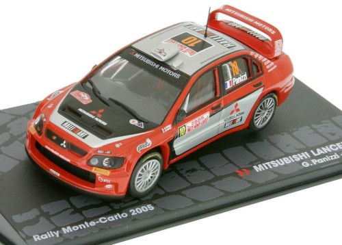Altaya metalowy model samochodu rajdowego Mitsubishi Lancer WRC Rally Monte-Carlo 2005.jpg