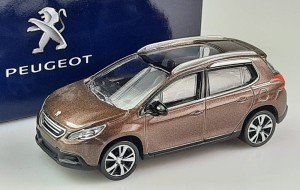 Peugeot 2008 2013 Norev 1:64 brun makaha