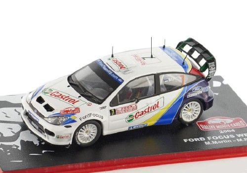 Altaya metalowy model samochodu rajdowego Ford Focus WRC Rallye Monte-Carlo 2004.jpg