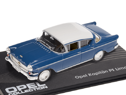 Eaglemoss metalowy model samochodu Opel Kapitan P1 Limousine 1958-1959.png