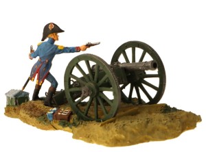 Zestaw figurek kolekcjonerskich Historia Artylerii- Bitwa pod Waterloo 1815 Atlas 1:32