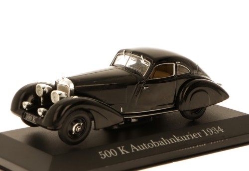 model samochodu Mercedes-Benz 500 K Autobahnkurier 1934 De Agostini.jpg