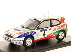 Toyota Corolla WRC China Rally 1999 Hachette 1:24