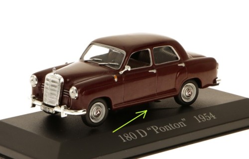 Mercedes-Benz 180 D Ponton 1954 De Agostini uszkodzony.jpg