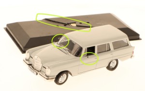 Mercedes-Benz 230 S Universal 1967 De Agostini 1:43 uszkodzony