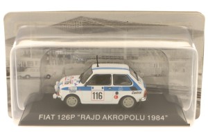 Polski Fiat 126p Rajd Akropolu 1984 Hachette  1:43
