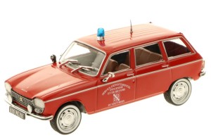 Peugeot 204 Break SDIS Haut-Rhin Hachette 1:43