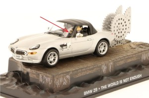 BMW Z8 James Bond "The world is not enough" 1:43 uszkodzony